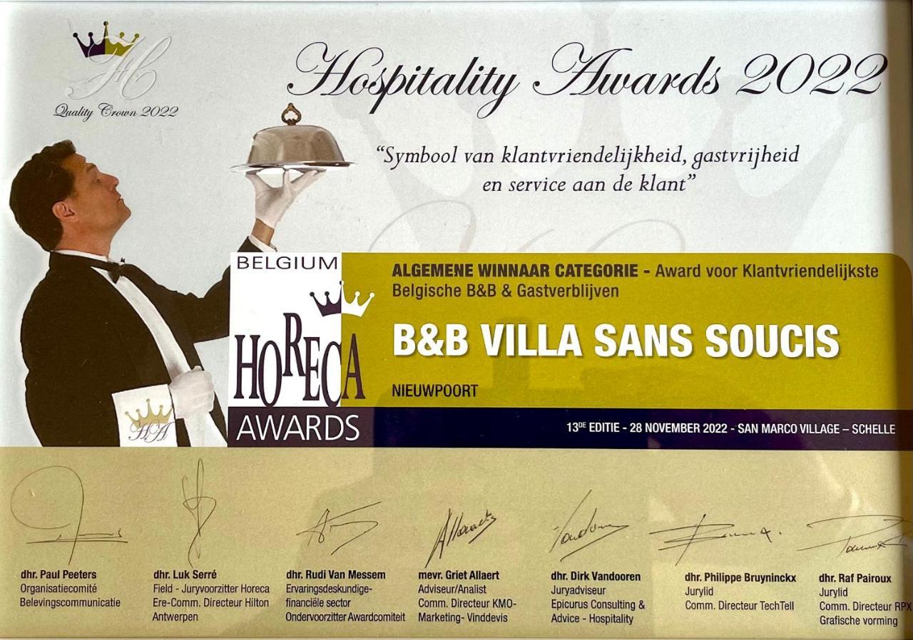 B&B Villa Sans Soucis Nieuwpoort Exteriér fotografie